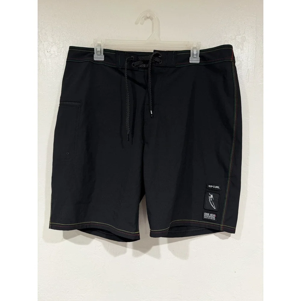 Rip Curl Mirage Eddie Aikau Big Wave Invitational Board Shorts Black Mens Surf